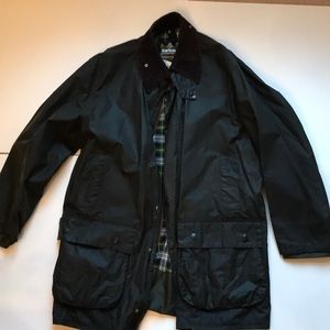 Barbour Border A200 Waxed Coat Jacket